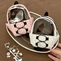 Kawaii Polka Dot Mini Transparent Backpack Display Bag - Image 7