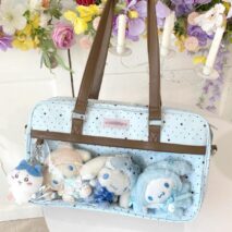 Kawaii Polka Dot & Star Clear Window Crossbody Bag Shoulder Bag - Image 5