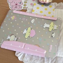 Cute Kitten Puppy Star Polka Dot Magnetic iPad Case - Image 8