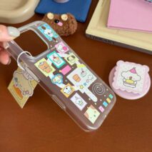 Cute Kitten Puppy Lucky Clover Magnetic Stand iPhone Case - Image 5