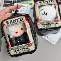Wanted Poster Clear PVC Plush Bag | Labubu Doll Display Carrier
