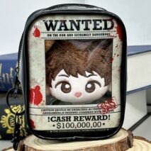Wanted Poster Clear PVC Plush Bag | Labubu Doll Display Carrier - Image 7