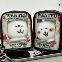 Wanted Poster Clear PVC Plush Bag | Labubu Doll Display Carrier - Image 9
