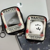 Wanted Poster Clear PVC Plush Bag | Labubu Doll Display Carrier - Image 10