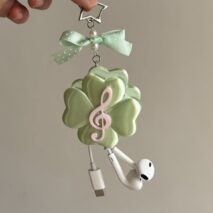 Cute Lucky Clover Note 3D Printed Cable Organizer