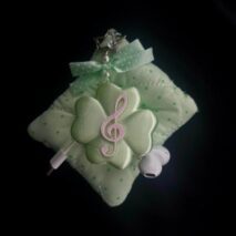 Cute Lucky Clover Note 3D Printed Cable Organizer - Image 4
