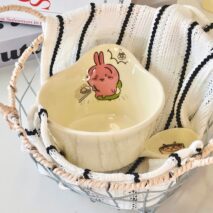 Cute Chiikawa Usagi Momonga Ceramic Bowl - Image 4