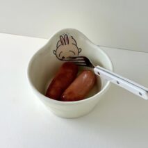 Cute Chiikawa Usagi Momonga Ceramic Bowl - Image 2