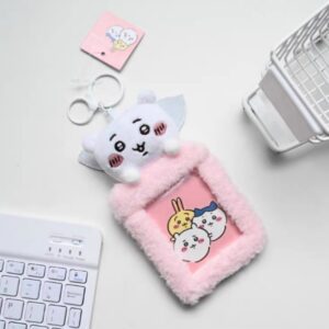 Kawaii Chiikawa Plush Keychain Photocard Holder - view 6