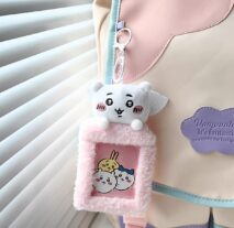 Kawaii Chiikawa Plush Keychain Photocard Holder - view 3
