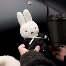 Adorable Black Dress Miffy Chef Miffy Plush Keychain Doll - Image 6