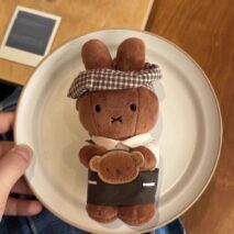 Adorable Black Dress Miffy Chef Miffy Plush Keychain Doll - Image 5