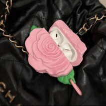 Cute Pink Rose Earphone AirPods Case - Image 6