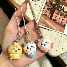 Cute Baby Chiikawa Phone Charm Keychain Set - Image 2