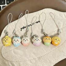 Cute Baby Chiikawa Phone Charm Keychain Set - Image 3