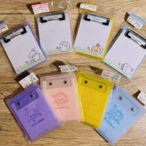 Kawaii Chiikawa Clear Binder Memo Pad Clipboard - Image 2