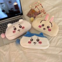 Cute Chiikawa Plush Pencil Case Storage Bag