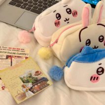 Cute Chiikawa Plush Pencil Case Storage Bag - view 3