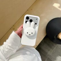 Kawaii Miffy MagSafe iPhone Case with Pop Grip