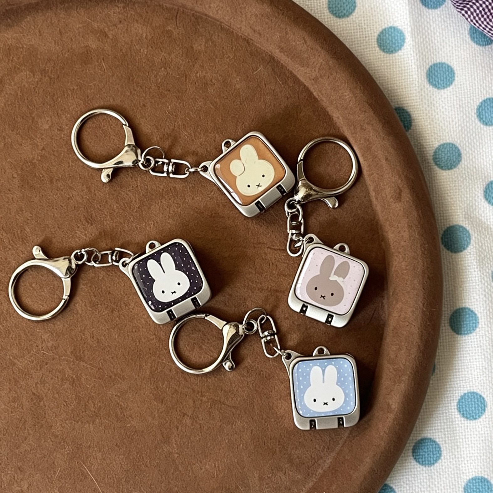 Cute Miffy Mini Foldable Nail Clipper Keychain