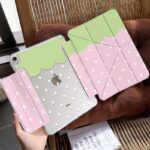 Cute Strawberry Polka Dot Magnetic iPad Case