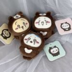 Adorable Chiikawa Bear Costume Plush Keychain
