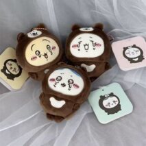 Adorable Chiikawa Bear Costume Plush Keychain