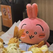 Red Usagi Super Spicy Curry Chiikawa Plush Keychain - Image 3