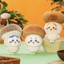 Cute Chiikawa Mushroom Plush Keychain