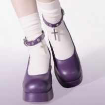 Y2K Halloween Ghost High Heels Mary Jane Shoes - Image 7