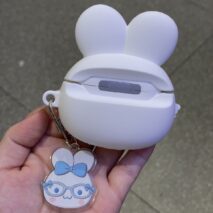 Kawaii Cinnamoroll 3D Ear Glasses AirPods Case With Charm - Image 8