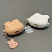 Kawaii Cinnamoroll 3D Ear Glasses AirPods Case With Charm - Image 2