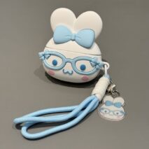 Kawaii Cinnamoroll 3D Ear Glasses AirPods Case With Charm - Image 9