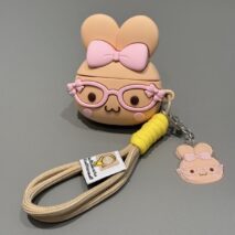 Kawaii Cinnamoroll 3D Ear Glasses AirPods Case With Charm - Image 12