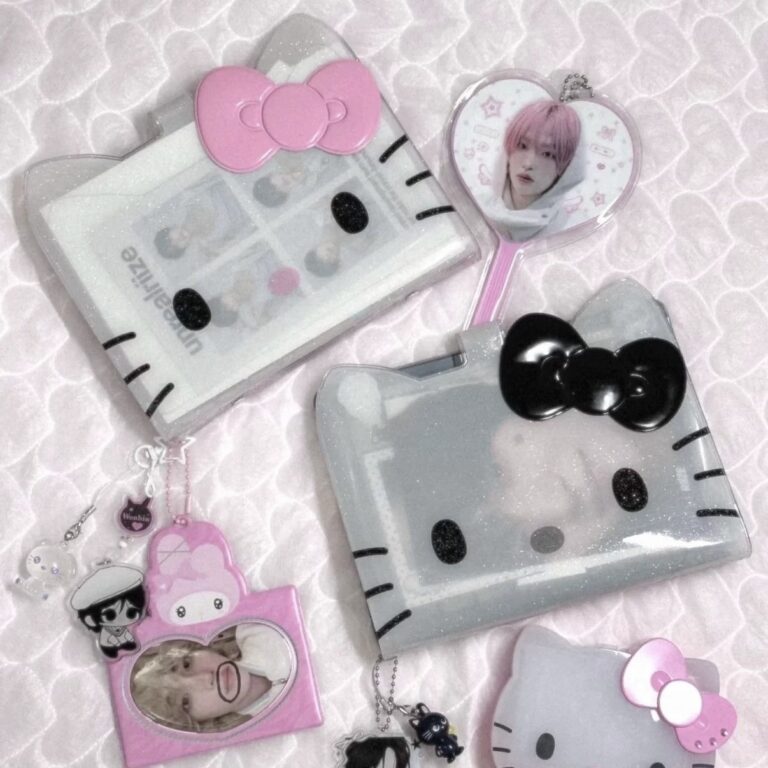 Glitter Hello Kitty A6 Binder Cover