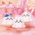 Adorable Chiikawa Halloween Ghost Plush Keychain