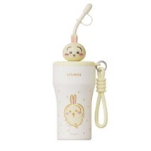 Chiikawa Straw Insulated Tumbler | Usagi Hachiware 316 Stainless Steel Travel Cup - Image 13