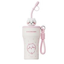 Chiikawa Straw Insulated Tumbler | Usagi Hachiware 316 Stainless Steel Travel Cup - Image 11