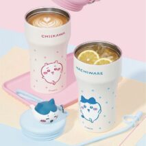 Chiikawa Straw Insulated Tumbler | Usagi Hachiware 316 Stainless Steel Travel Cup - Image 4