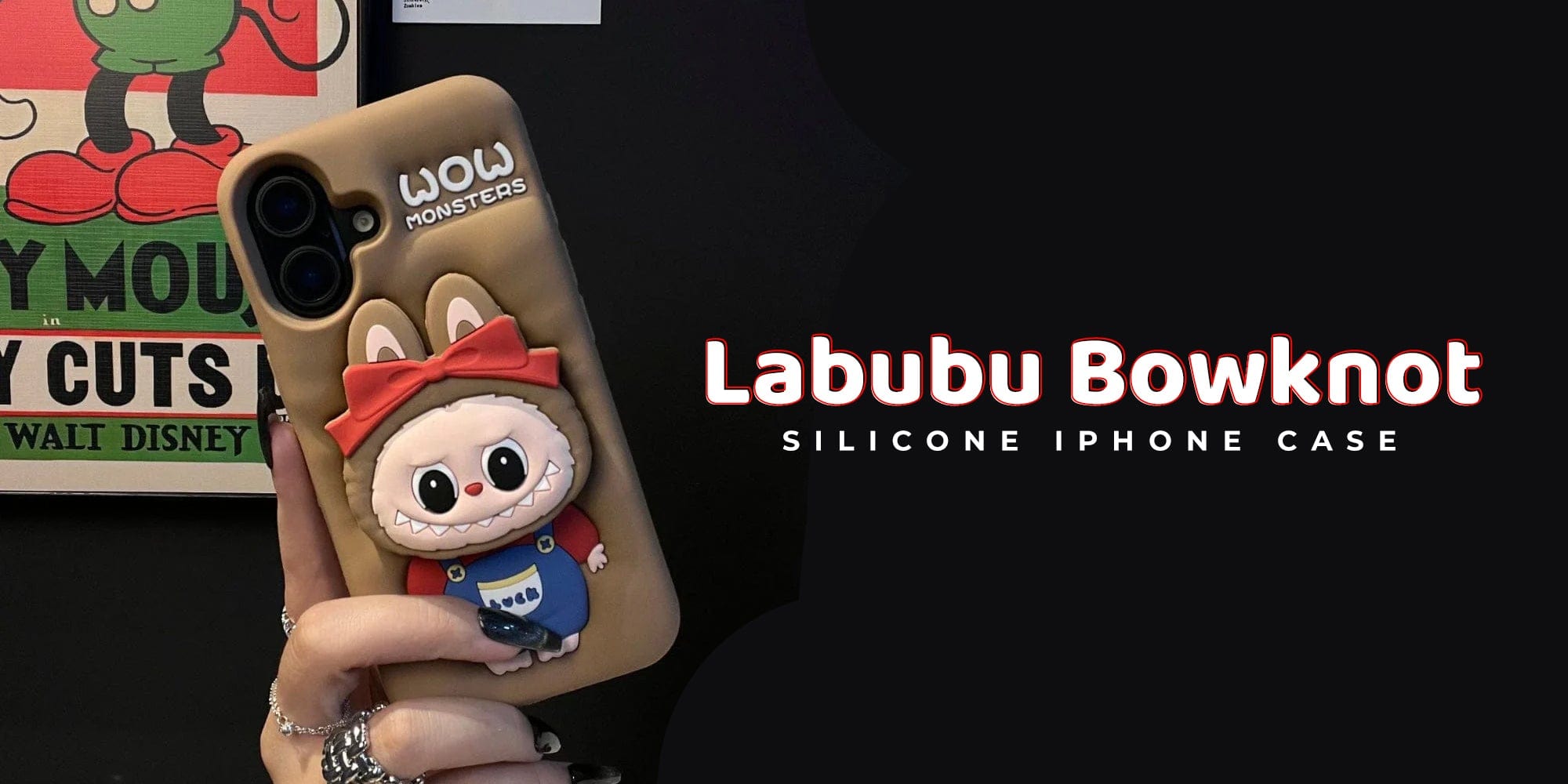 How to Keep Your Labubu iPhone Case Looking Brand‑New? Labubu Bowknot Silicone iPhone Case