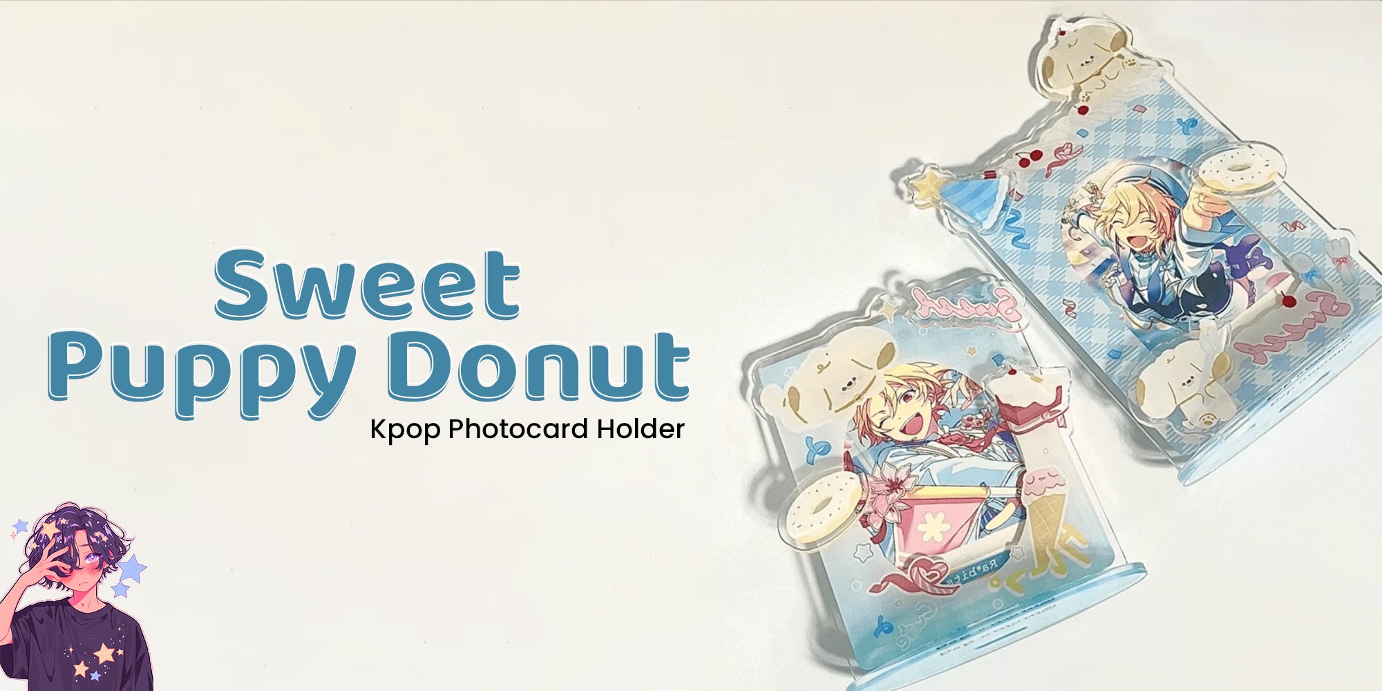 K-pop Photocards Sizes & Types: A Complete Guide Sweet Puppy Donut Kpop Acrylic Photocard Holder