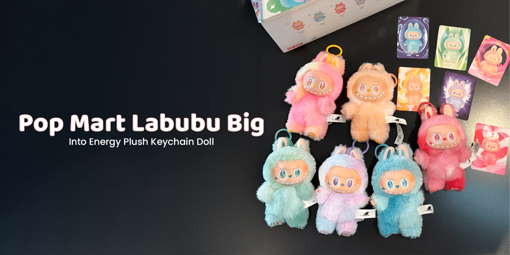 Labubu Big Into Energy Plush Keychain Doll