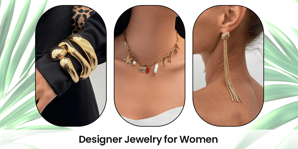 Designer Jewelry for Men & Women chain earrings