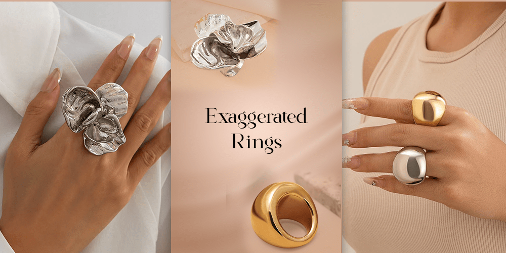 Exaggerated Jewelry: Making a Statement with Your Accessories Exaggerated Rings