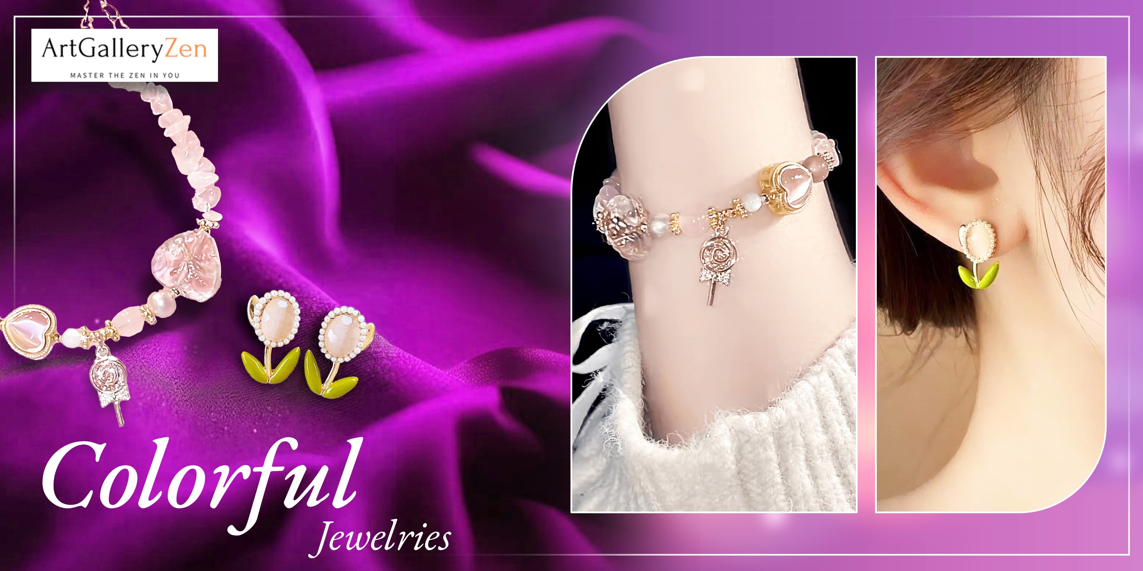 Embrace Extravagance: A Dive into Exaggerated Jewelry Trends Opal Heart Bracelet